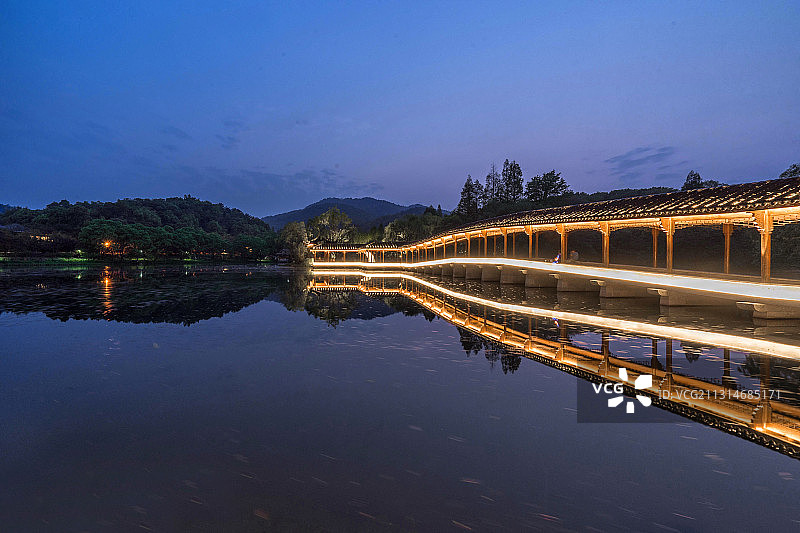 杭州西湖浴鹄湾图片素材