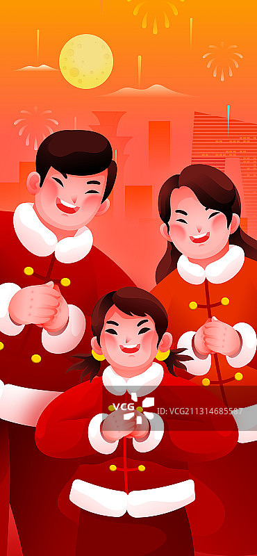 视频-云过年-云拜年图片素材