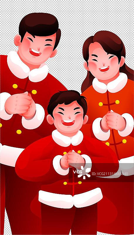 视频-云过年-云拜年图片素材