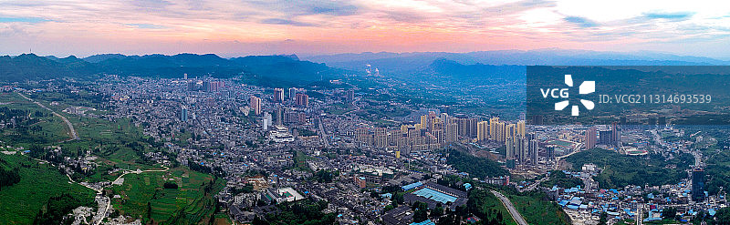 贵州省毕节市大方县县城图片素材