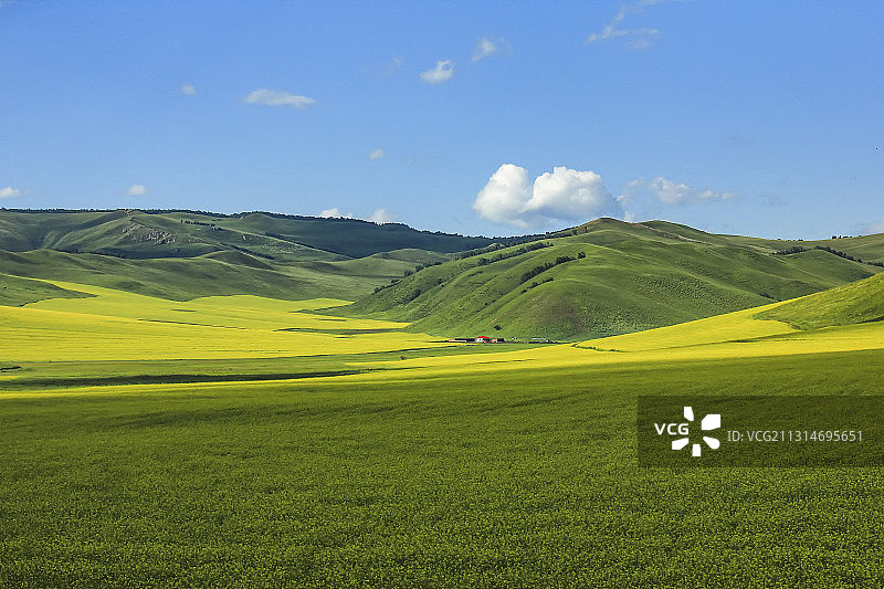 科尔沁草原风光图片素材