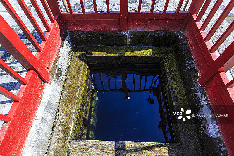 辽宁抚顺赫图阿拉城罕王井图片素材