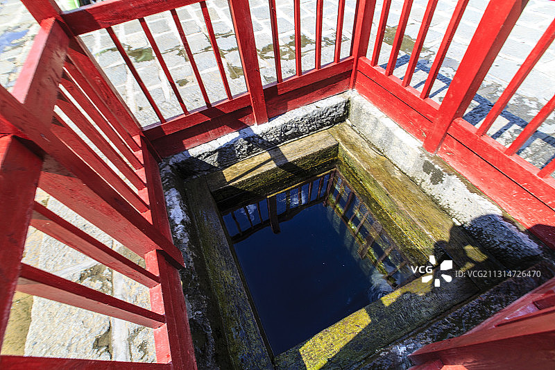 辽宁抚顺赫图阿拉城罕王井图片素材