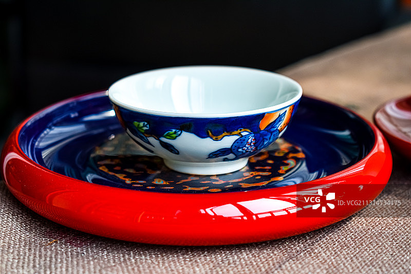 茶杯青花瓷图片素材