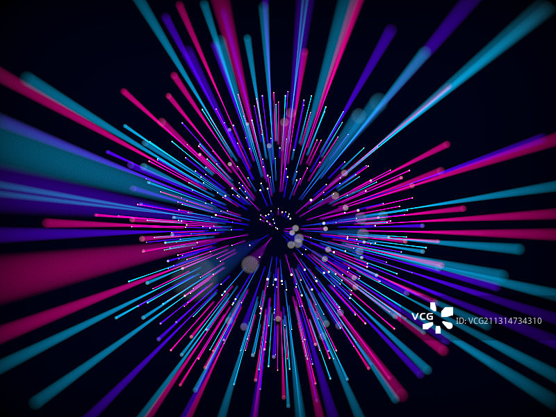 放射 光线 科技 未来图片素材