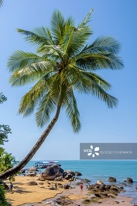 中国海南省三亚市天涯海角图片素材