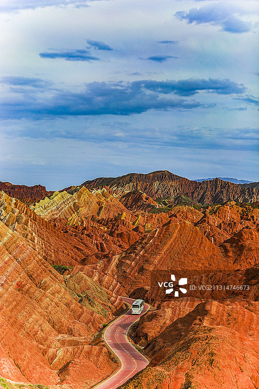 七彩丹霞图片素材