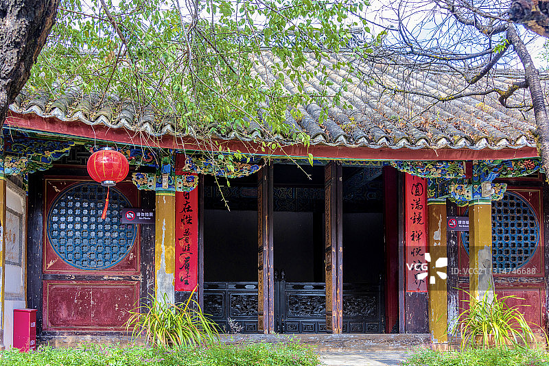 中国云南省丽江市束河古镇茶马古道博物馆图片素材