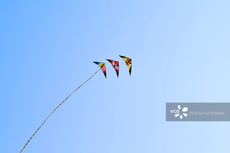 Kite in the sky图片素材