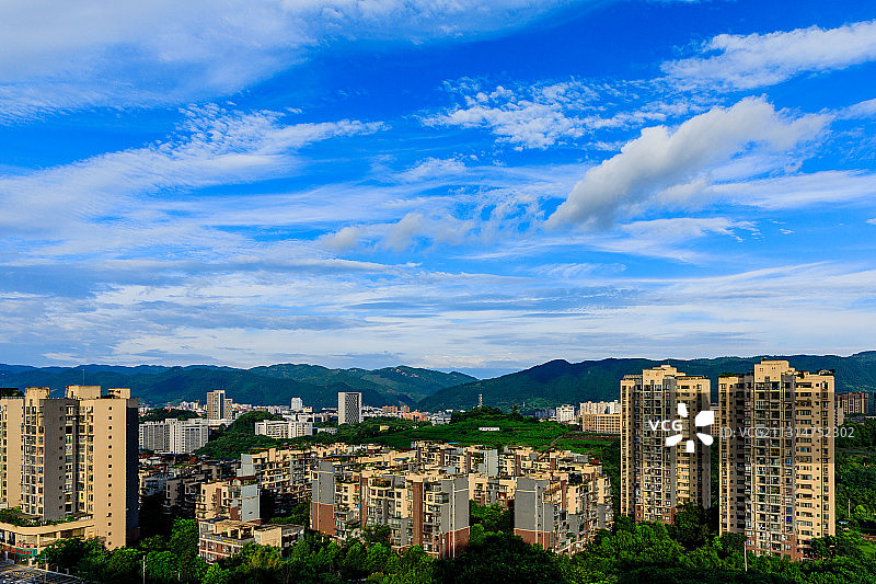青山绿水北碚城图片素材