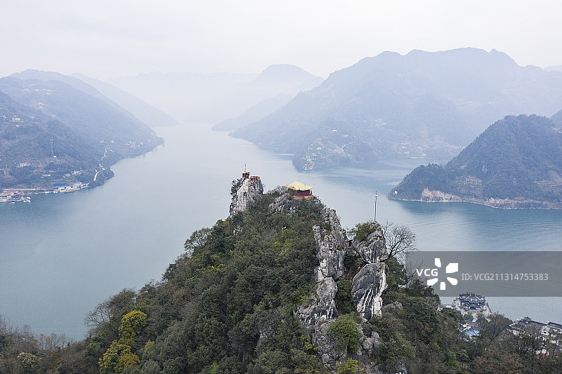 武落钟离山 湖北省宜昌市长阳土家族自治县都镇湾镇佷山村图片素材