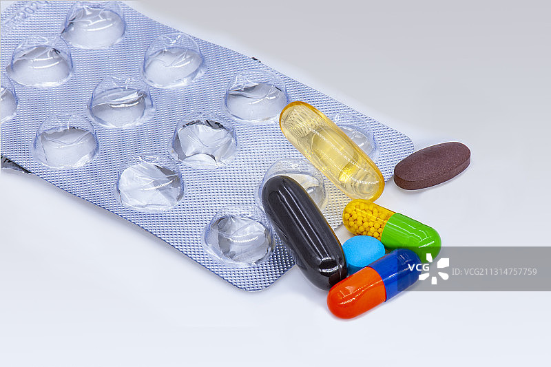 西医医疗药品------胶囊与片剂图片素材