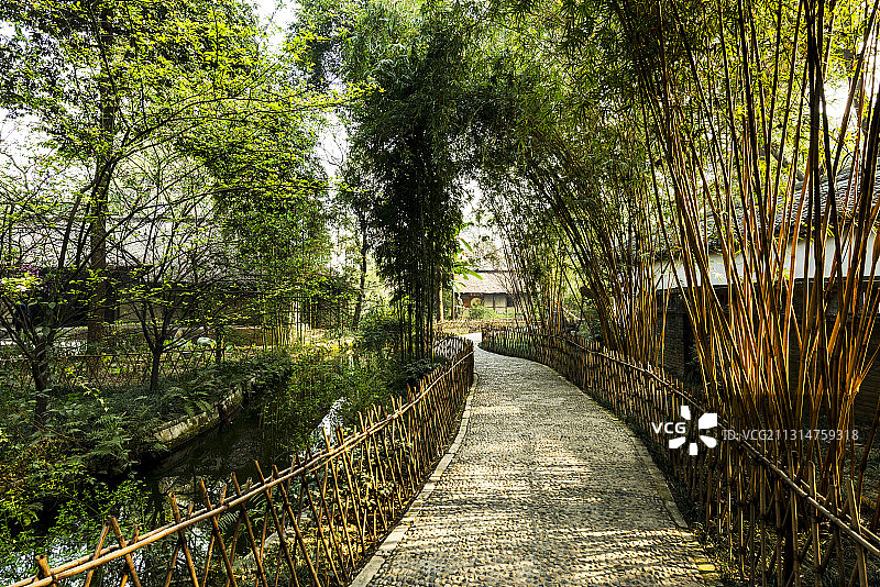 中国 成都 杜甫草堂图片素材