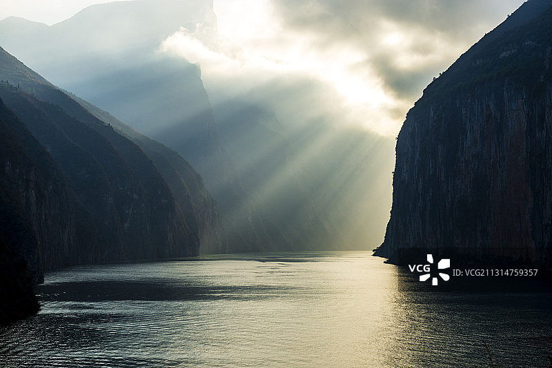 长江 三峡 夔门图片素材
