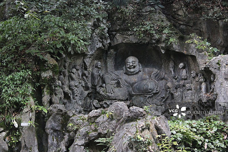 杭州灵隐寺图片素材