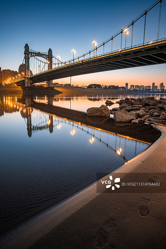武汉汉江古田桥图片素材