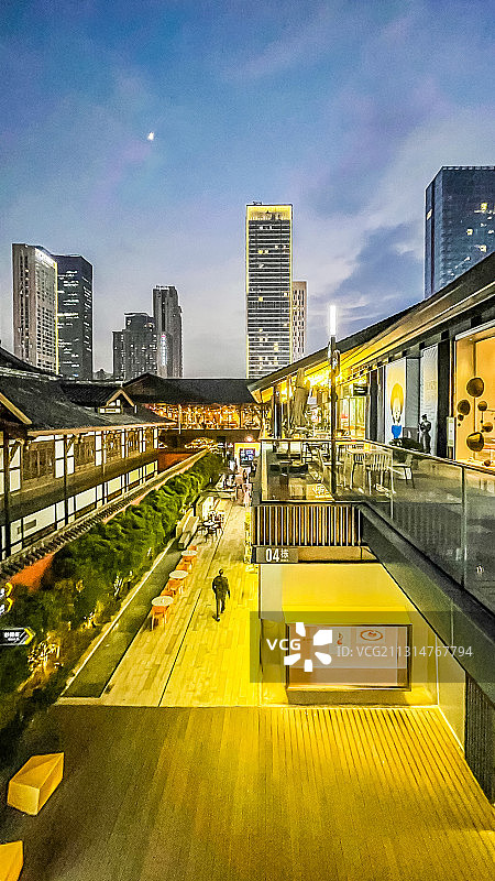 成都太古里夜景图片素材