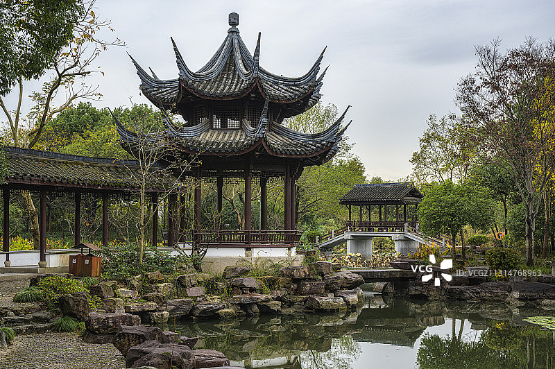 杭州 西溪湿地 高庄图片素材
