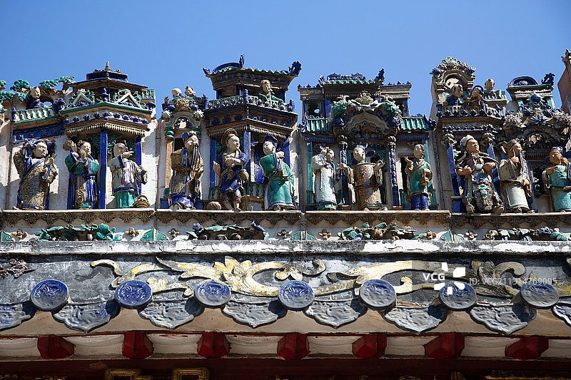 德庆龙母祖庙陶雕图片素材