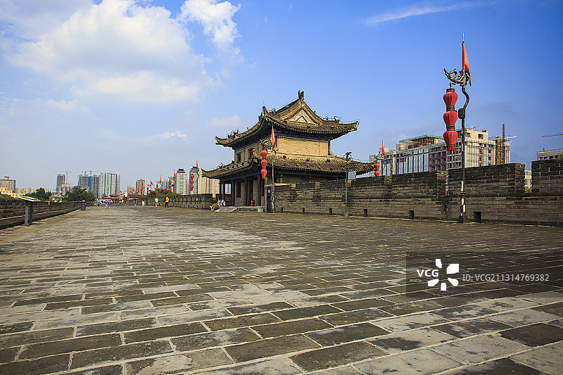 西安城墙图片素材