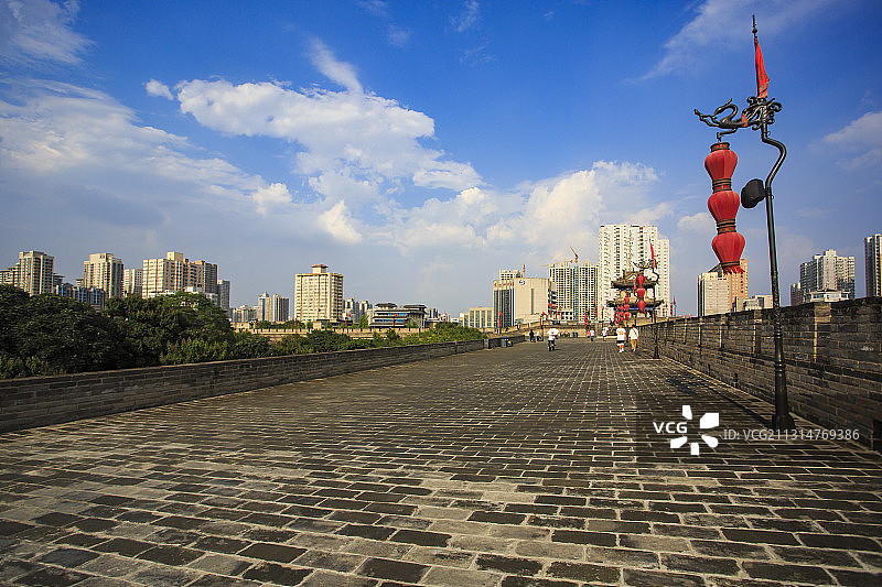 西安城墙图片素材