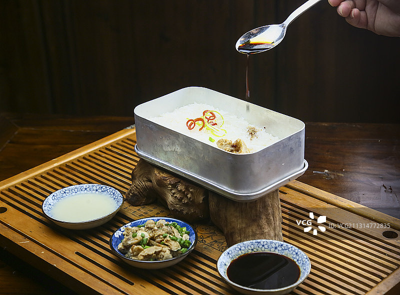 猪油拌饭图片素材