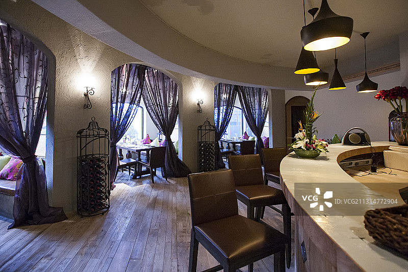 时尚西餐厅图片素材