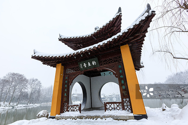 瘦西湖•钓鱼台图片素材