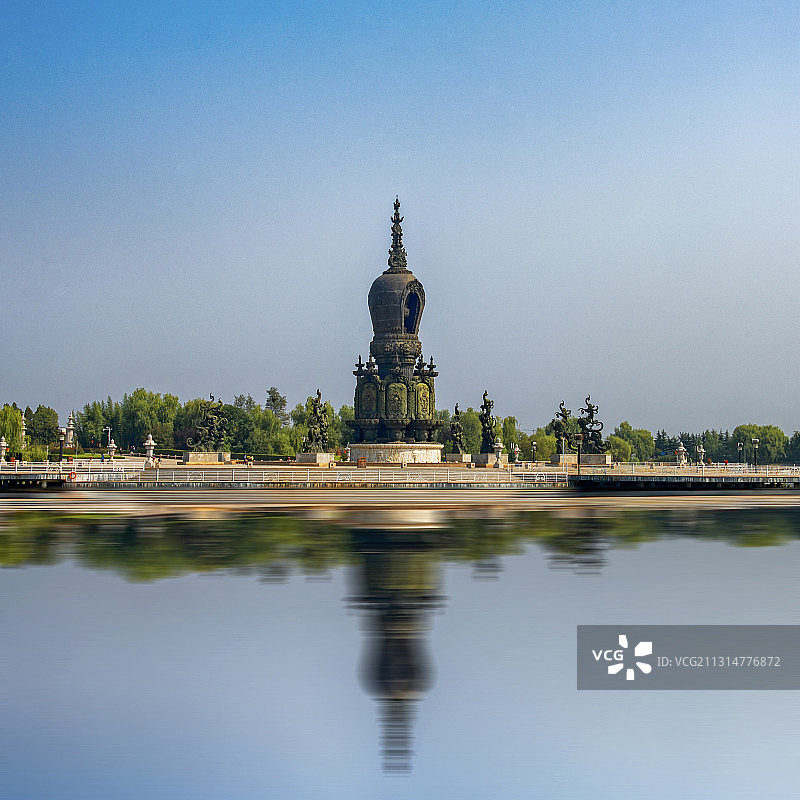 江苏省徐州市邳州艾山九龙佛塔图片素材