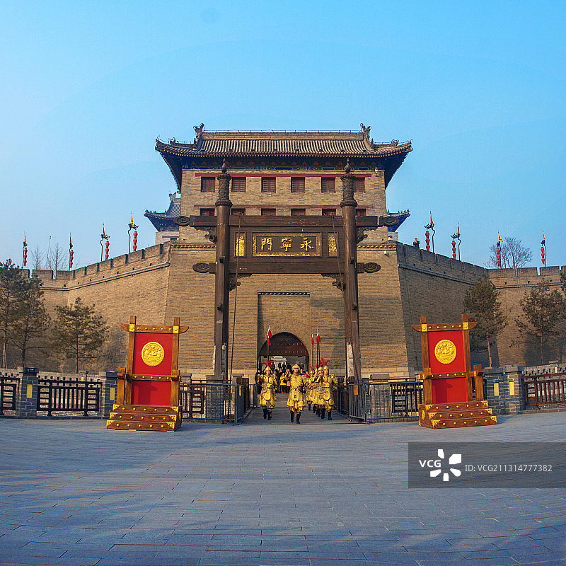 陕西省西安永宁门图片素材