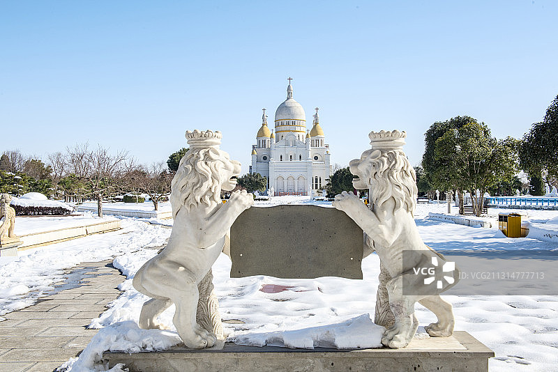 安徽省阜阳市八里河古镇图片素材