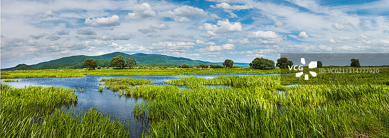 黑龙江省伊春市朗乡饶河风光图片素材