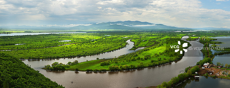 黑龙江省抚远市黑瞎子岛风光图片素材