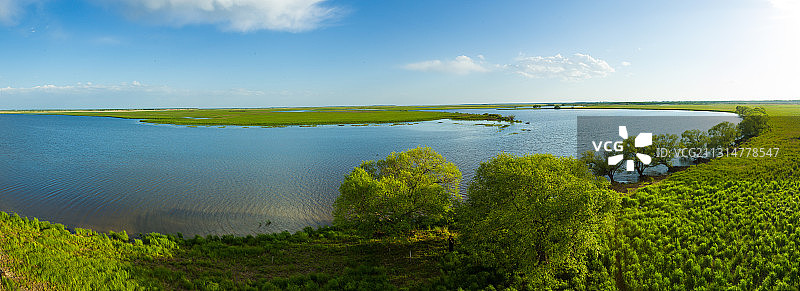 黑龙江省伊春市朗乡饶河风光图片素材