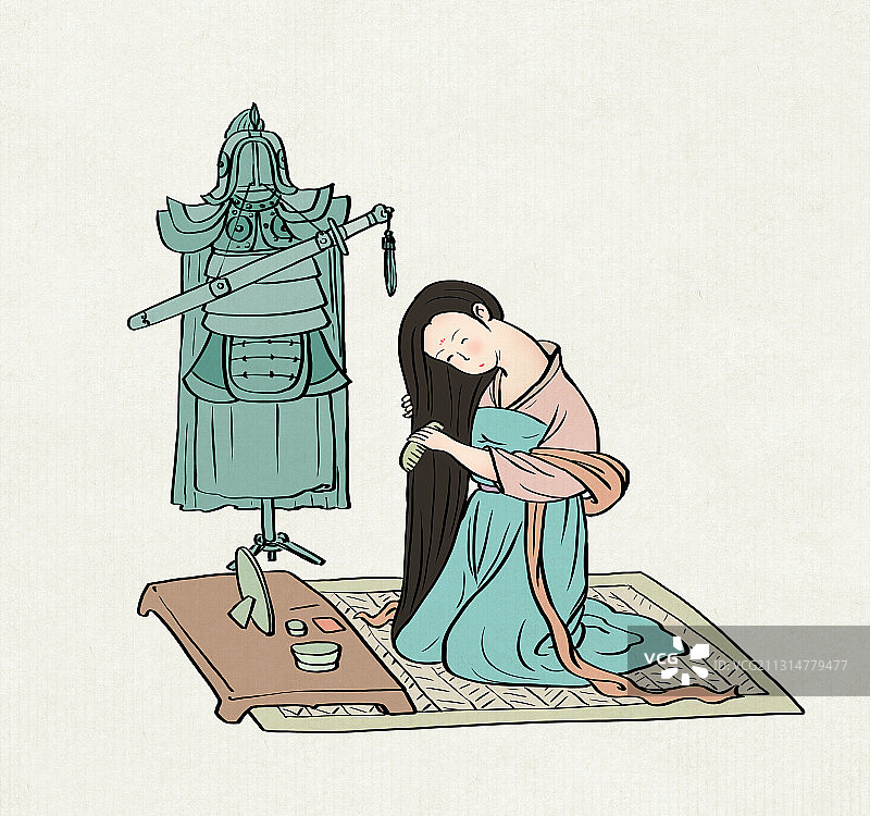 花木兰图片素材