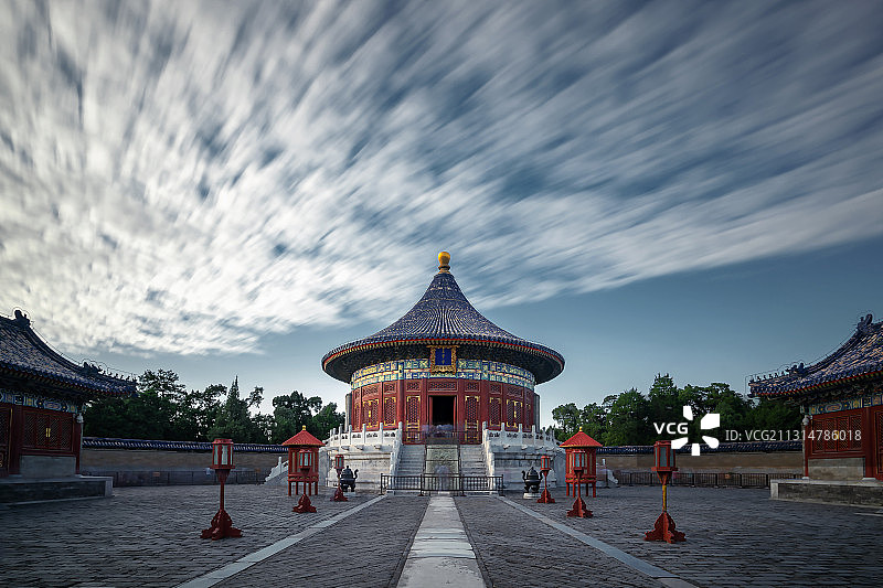 雨后云飞扬——天坛皇穹宇图片素材