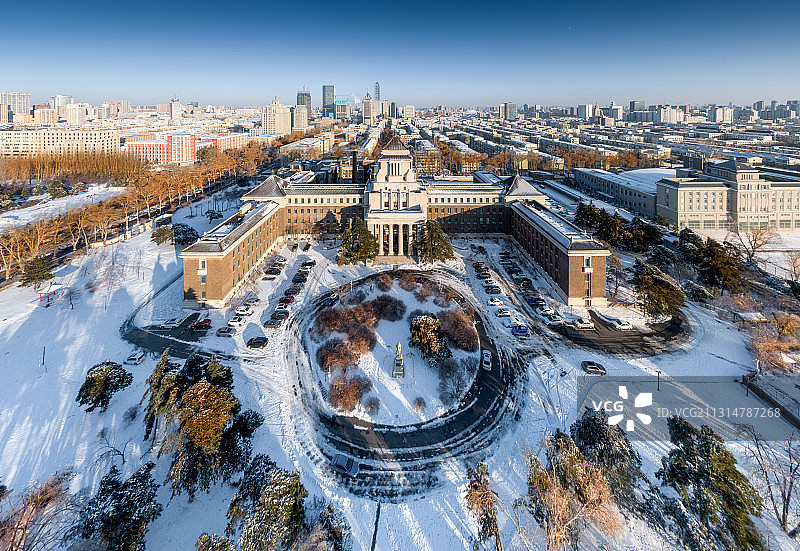 长春伪满洲国国务院旧址图片素材