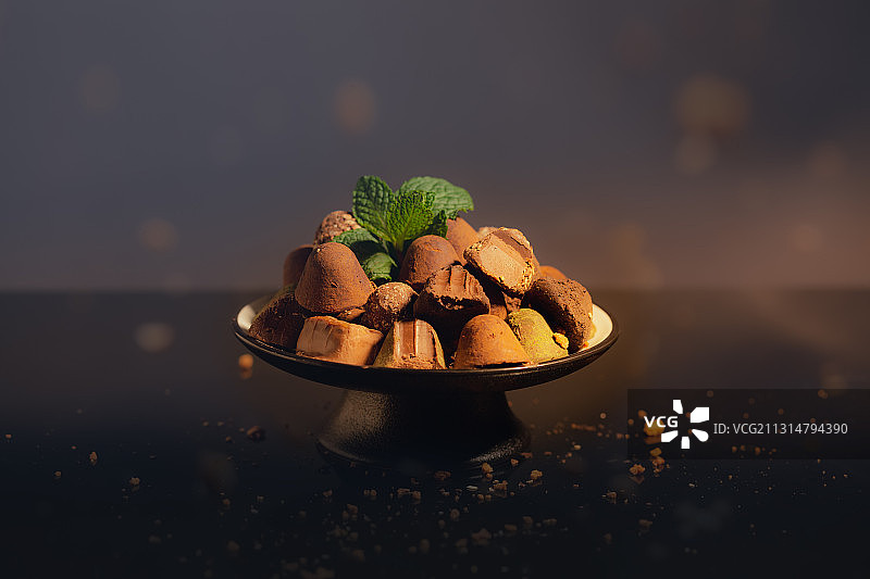 松露巧克力图片素材