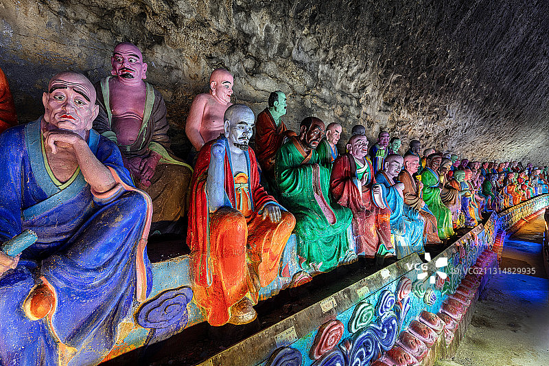 重庆金佛山：天下第一佛洞——古佛洞 中国洞穴“三个最”图片素材