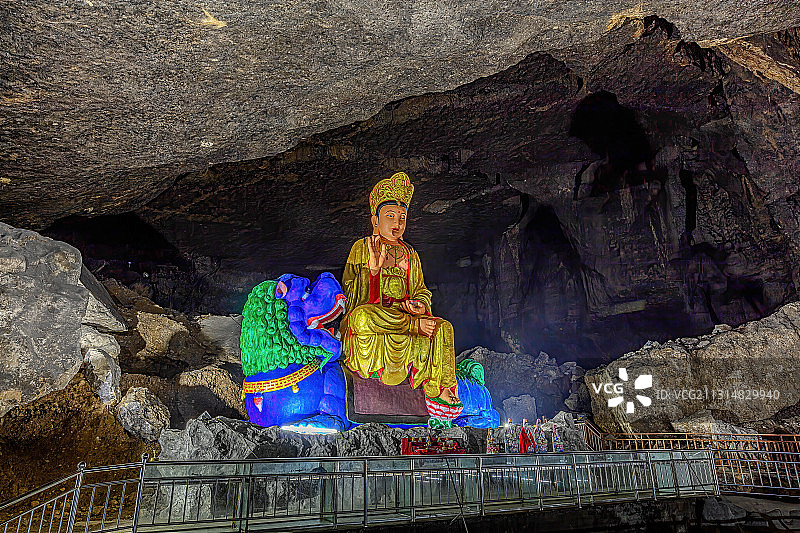 重庆金佛山：天下第一佛洞——古佛洞 中国洞穴“三个最”图片素材