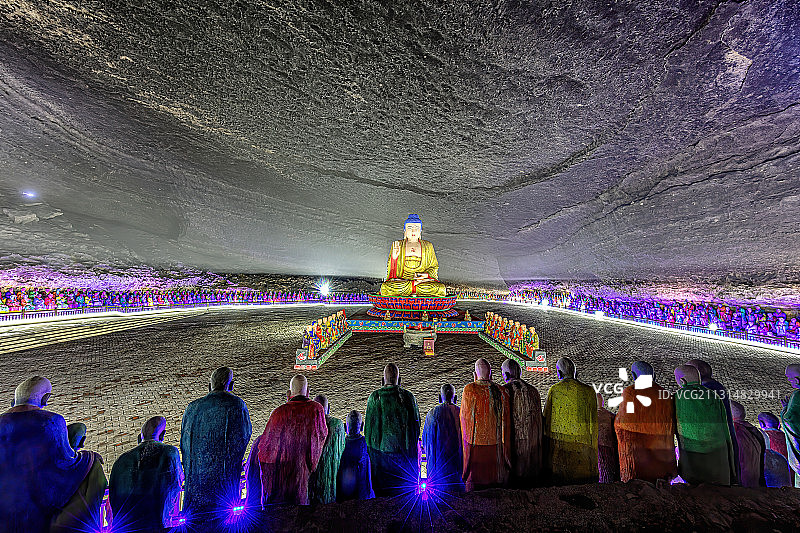 重庆金佛山：天下第一佛洞——古佛洞 中国洞穴“三个最”图片素材