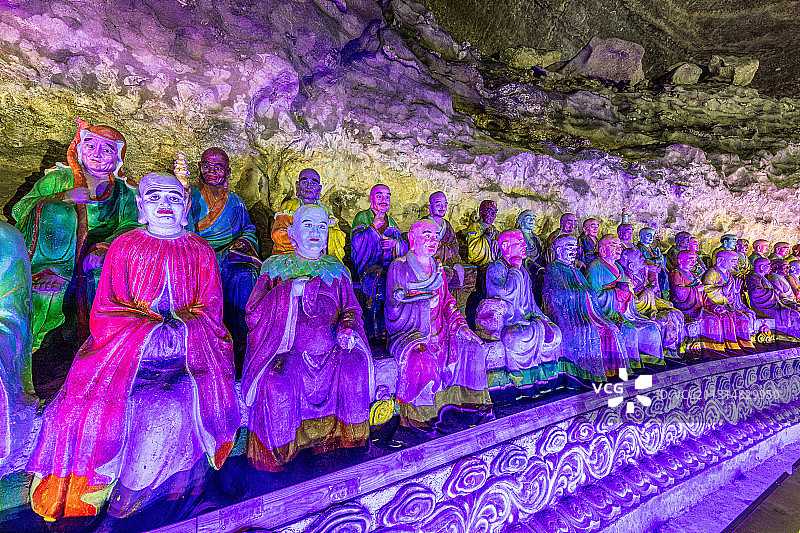 重庆金佛山：天下第一佛洞——古佛洞 中国洞穴“三个最”图片素材