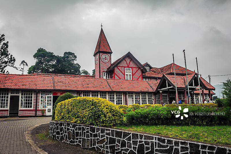 《斯里兰卡网红打卡地——粉红邮局》图片素材