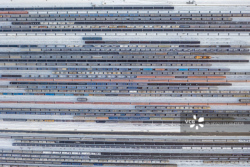 黑龙江省哈尔滨市铁路局货运编站组图片素材