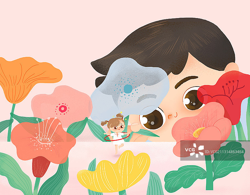 蛋糕上跳舞图片素材