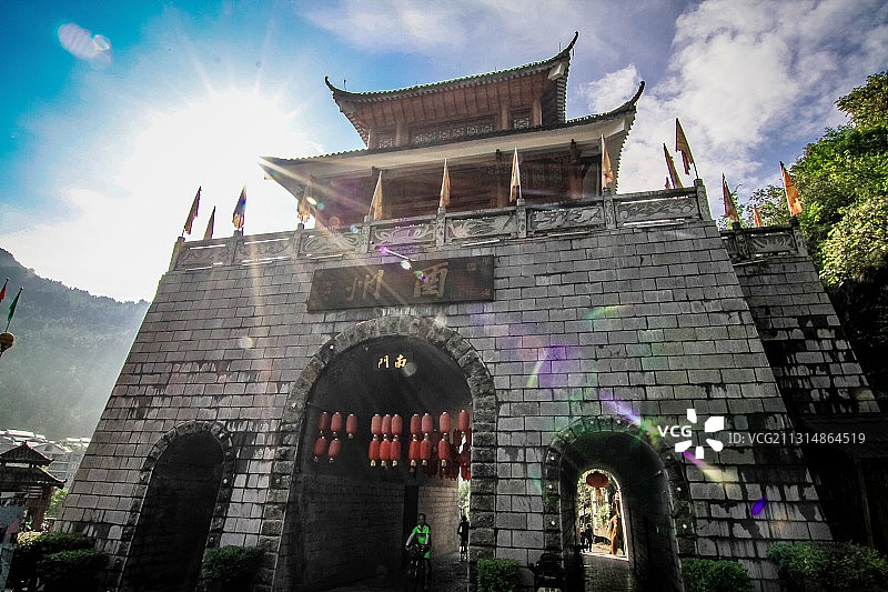 酉阳酉州古城图片素材