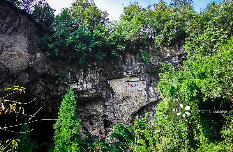 桃花源图片素材