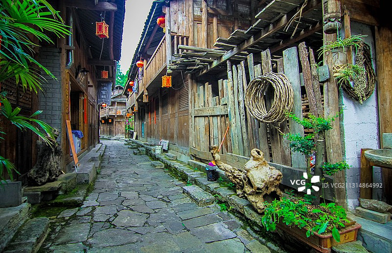 酉阳龚滩古镇图片素材