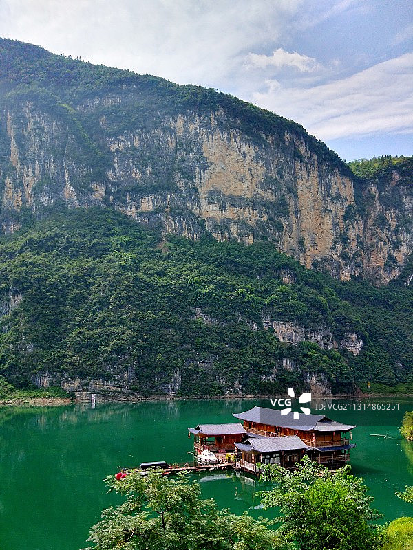 酉阳龚滩古镇图片素材