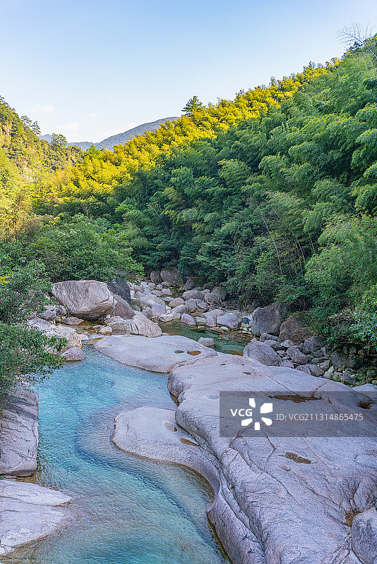 黄山，翡翠谷，小溪图片素材